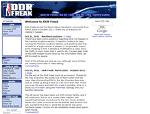 Tablet Screenshot of ddrfreak.com